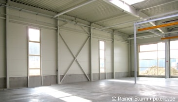 leere Gewerbeimmobilie